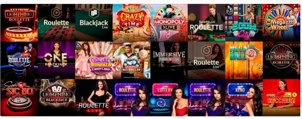 Ice Casino jeux live
